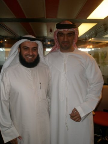 Moein Al Bastaki with celebrities
