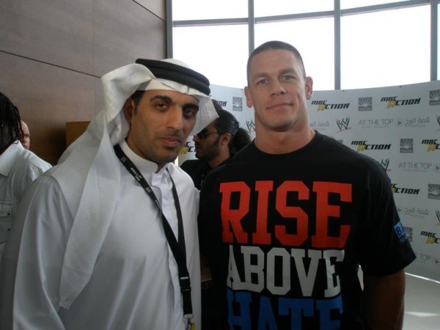 Al Bastaki with John Cena